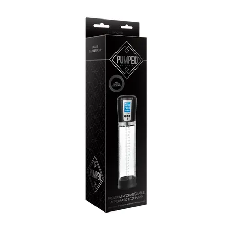 Shots Premium LCD Intimni Vakuum Sistem Punjiv 25cm Crni