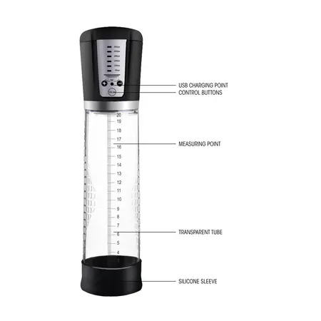 Shots Premium Automatska Intimna Mašina Punjiva 290mm Crna