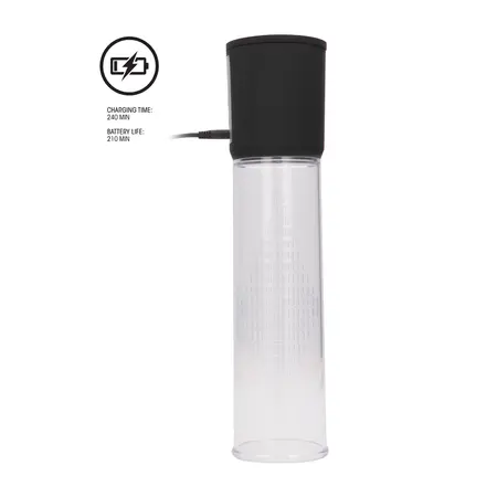 Shots Premium Automatic Intimate Pump Rechargeable 250mm Black