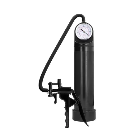 Pumped Elite Pumpa sa Naprednim PSI Manometrom, Cilindar 20cm, Crna