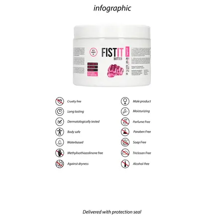 Fistit Sliding Butter Vodeni Lubrikant 500 ml - Dugotrajna Formula