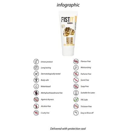 Fist It Profesionalni Vodeni Lubrikant 100ml - Neutralan, Dermatološki Testiran