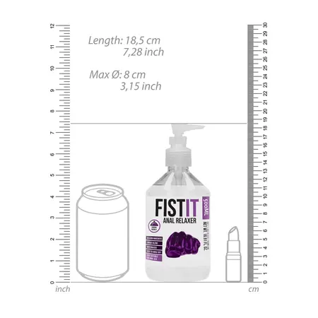Fist It Vodeni Gel Lubrikant 500 ml - Dermatološki Testiran