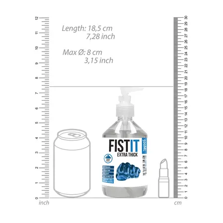 Fist It Ekstra Gusti Vodeni Lubrikant 500ml - Dugotrajna Formula