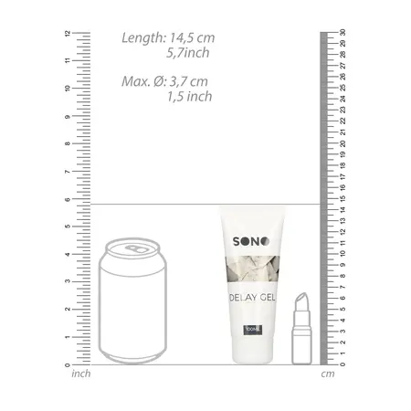 Orgasmix Delay Gel 100ml - Prolonging Formula for Men, Easy-Use Tube