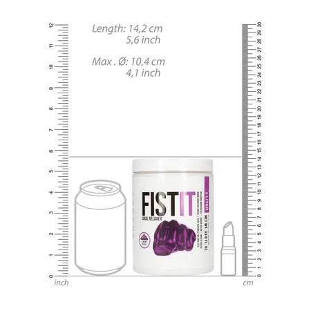 Fist It Opuštajući Gel na Vodenoj Bazi 1000 ml - Lubrikant Velike Zapremine