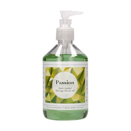 Passion Massage Oil Apple Scented 500ml - Nourishing Herbal Formula