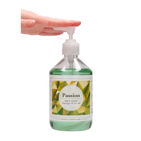 Passion Massage Oil Apple Scented 500ml - Nourishing Herbal Formula