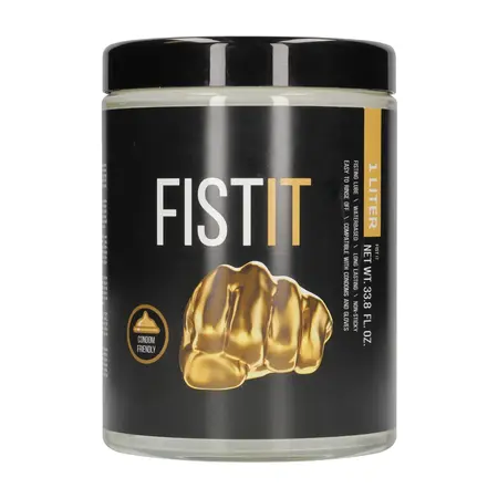 Fist It Lubrikant na Vodenoj Bazi 1000 ml - Velika Bistra Tegla Gela