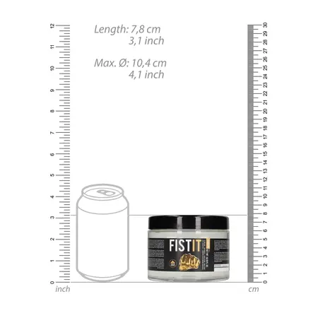Fist It Lubrikant na bazi vode 500 ml - Transparentan, dermatološki testiran