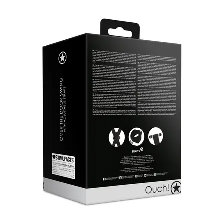 Ouch! Podesivi preko-vrata cross sistem Crni - Univerzalno pristajanje