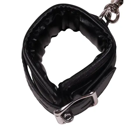 EasyToys Podesivi body pojas sa lisicama za butine i ruke Crni