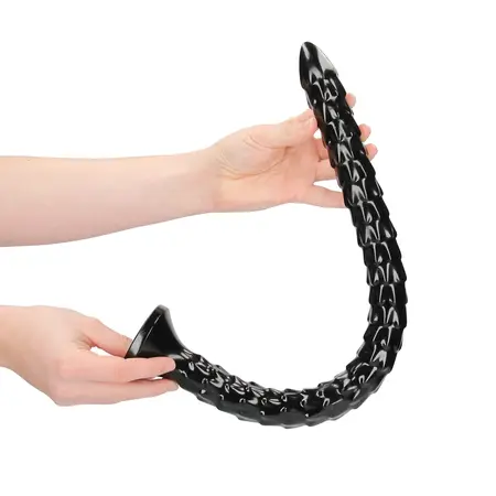OUCH! Ljuskava fleksibilna intimna zmija 50cm - Usisna čašica, vodootporna
