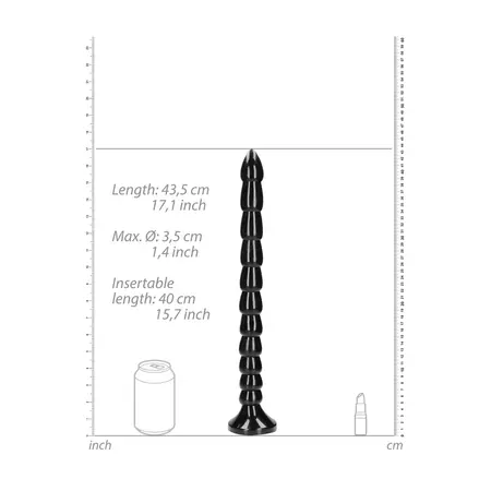 OUCH! Slojevita fleksibilna zmija 40 cm - Anatomska površina, usisna baza