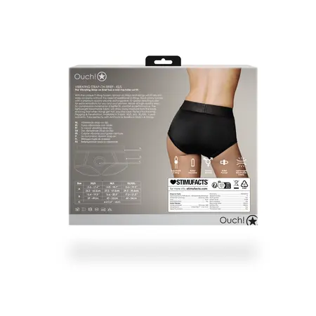 Sincerely Vibrantne Strap-On Gaćice XS/S Crna - Sistem za Punjenje