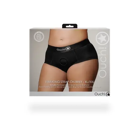 Satisfyer Vibrantne Strap-On Gaćice XL/XXL - Crna, 10-Brzinski Bullet, Podesivo Prijanjanje