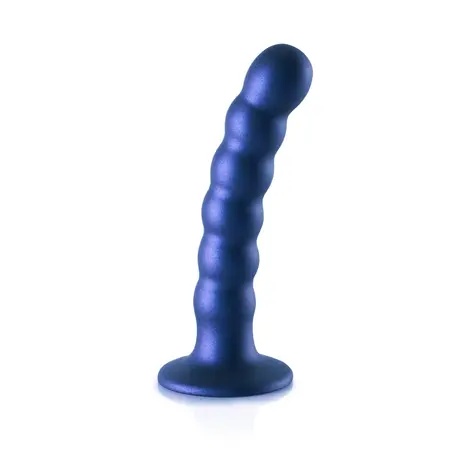 Ouch! Perlasti silikonski model 13 cm - metalik završna obrada, usisna podloga