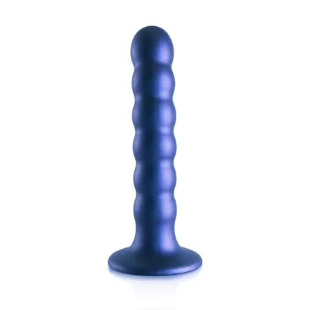 Ouch! Perlasti silikonski model 13 cm - metalik završna obrada, usisna podloga