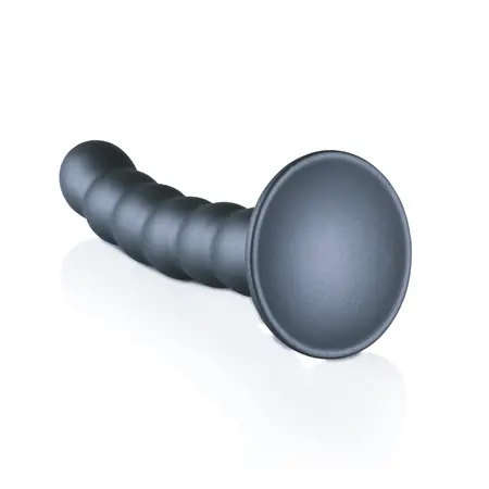 Ouch! Perlasti silikonski G-Spot intimni uređaj 13 cm metalik završna obrada