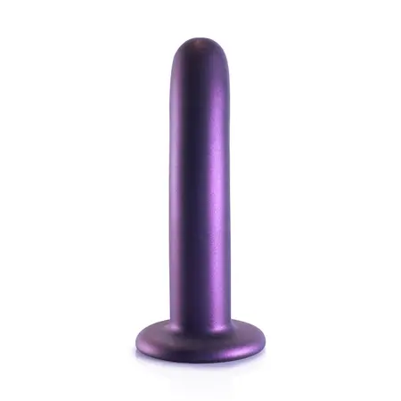 Ouch! Glatki silikonski model 6'' metalik - intimni uređaj sa usisnom čašicom