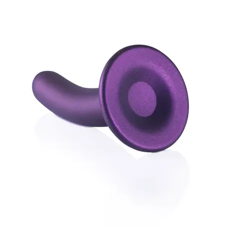 Ouch! Glatki silikonski model 6'' metalik - intimni uređaj sa usisnom čašicom