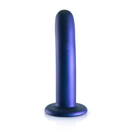 Ouch! Glatki silikonski intimni model metalik 14.5 cm sa usisnom čašicom