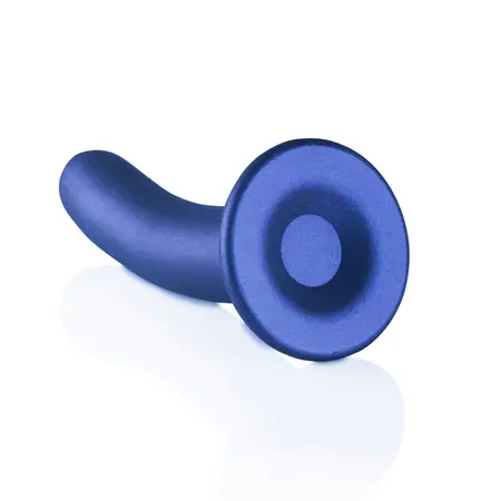 Ouch! Glatki silikonski intimni model metalik 14.5 cm sa usisnom čašicom