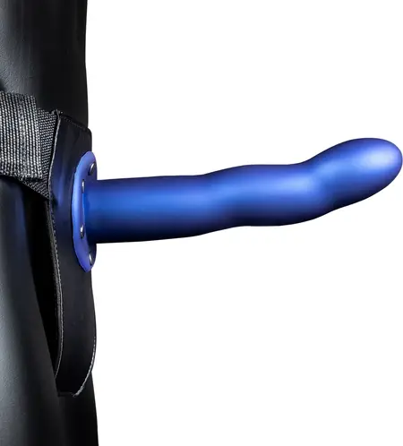 Ouch! Zakrivljeni šuplji strap-on 20 cm - podesivi sistem udobnosti