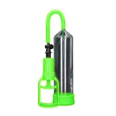 Ouch! Svetleći u mraku Comfort početnički pump - Fluorescentni zeleni sistem