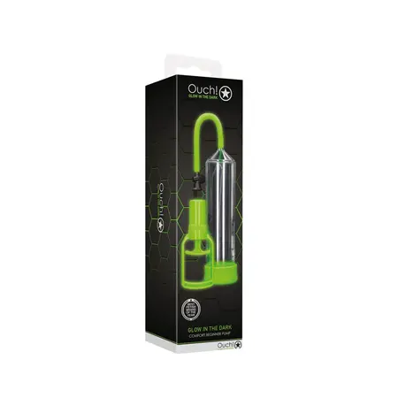 Ouch! Svetleći u mraku Comfort početnički pump - Fluorescentni zeleni sistem