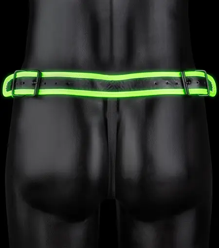 Ouch! Jockstrap S/M koji svetli u mraku - Podesivi fluorescentni harness