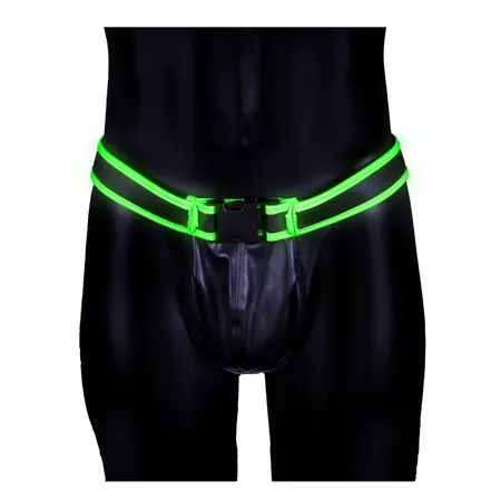 Ouch! Jockstrap S/M koji svetli u mraku - Podesivi fluorescentni harness