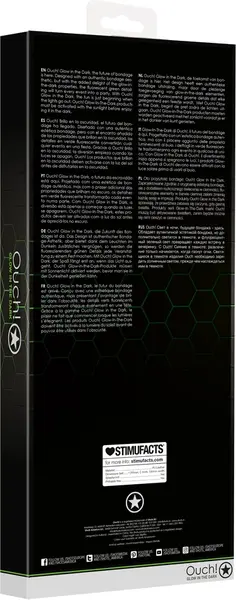 Ouch! Round Paddle Glow-In-The-Dark - Luminous Bondage Accessory