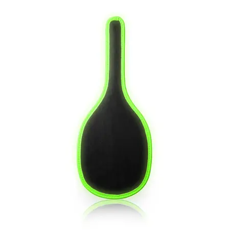 Ouch! Round Paddle Glow-In-The-Dark - Luminous Bondage Accessory