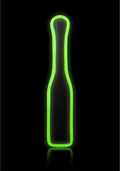 Ouch! Glow in the Dark Paddle - Luminous Bondage Accessory Green