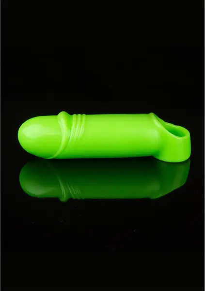 Ouch! Glow in the Dark Flexible Sheath - Thick, Stretchy, Luminous Green