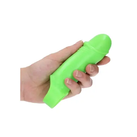 Ouch! Glow in the Dark Flexible Sheath - Thick, Stretchy, Luminous Green