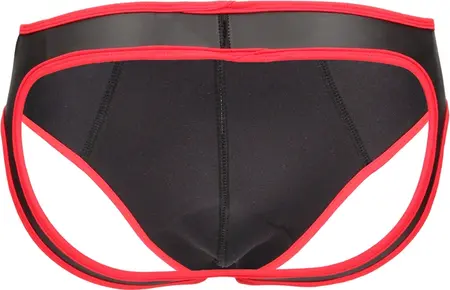 Ouch! Neoprenski jockstrap L/XL - Izdržljivi crni atletski harness