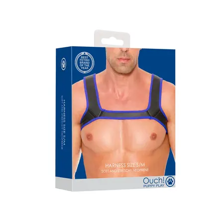 Ouch! Neoprene Chest Harness S/M - Adjustable, Durable Design