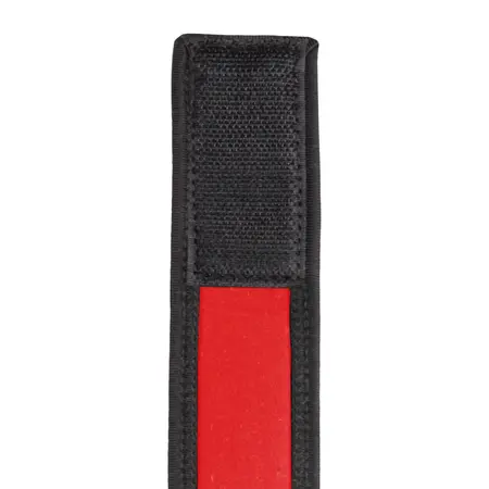 OUCH! Neoprene Arm Bracelets Adjustable Black - Stylish Roleplay Accessory