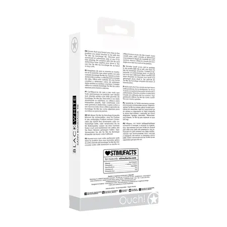 EasyToys Satenasta traka za vezivanje elegantna i svestrana Crna 130 cm