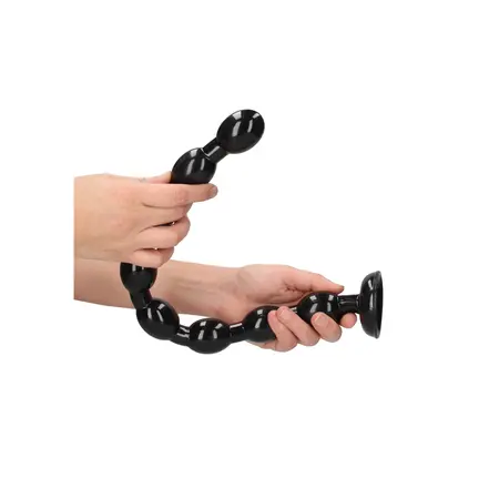 Toyz4Lovers Snake Beaded Fleksibilni Model 48 cm - Ergonomska Ručka, Crna