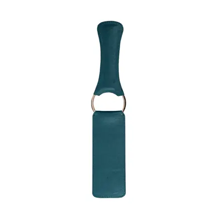 Ouch Halo Luksuzni Paddle - Elegantna Veštačka Koža sa Zlatnim Akcentima, 32 cm