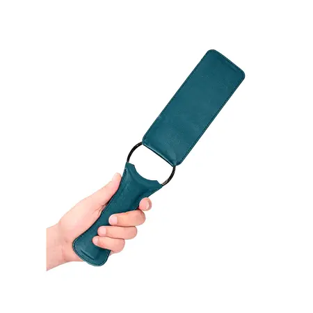 Ouch Halo Luksuzni Paddle - Elegantna Veštačka Koža sa Zlatnim Akcentima, 32 cm
