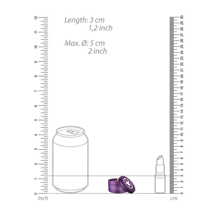 Rocks Off Mischievous Scented Massage Candle 100g Purple Tin