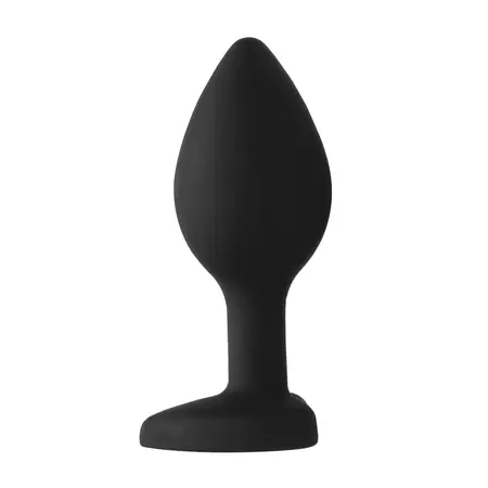 Sinner Gear Dijamantski Srce Model Intimni Plug Regular Silikon Crni