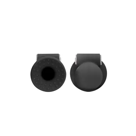 OUCH! Vibrating Nipple Pumps Set - Silicone & ABS, 10,000 RPM, Black