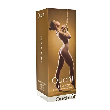 EasyToys Shibari uže 5 m - Izdržljivo uže za vezivanje, Crno