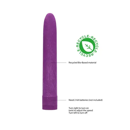 Natural Pleasure Eco-Friendly Intimate Device 18cm, Bio-Based Plastic