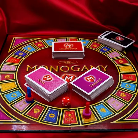 Monogamy Board Game for Couples - Romanian Edition, 400 Challenges